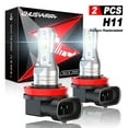 thumbnail image 1 of 2x 6000K White H11 12V LED Fog Light Bulb Replacement H8/H9 Fog Lights Plug&Play, 1 of 10