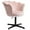 Pink Crushed Velvet, variant on Impressions Vanity Melissa Swivel Modern Makeup Chair for Woman, 360 Degree Swivel (Pink Crushed Velvet)