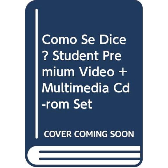 Pre-Owned Premium CD-ROM for Jarvis Como se dice...?, 8th, 9780618546664, 0618546669, Paperback, 8 edition