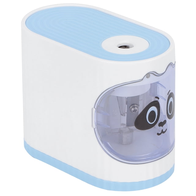 Pencil Sharpener, Large-capacity Shaving Trough Battery Powered Automatic Stop Design Electric Pencil Sharpener Non-slip Base For 6~8mm Diameter Pencil Pink,Blue,Black
