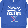thumbnail image 3 of Inktastic Hockey Star Future Toddler Sweatshirt, 3 of 4