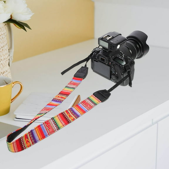 OFFIGAM 2-Pack Camera Neck Strap Nylon Webbing Crossbody Lanyard Adjustable for Daily Use and Photography