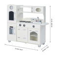 thumbnail image 4 of Teamson Kids Little Chef Westchester Wooden Play Kitchen, Retro Toy Kitchen with Icemaker, Chalkboard & Accessories, 4 of 11