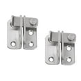 thumbnail image 1 of 2x Pestillo de Perno Deslizante Pestillos de Puerta de Puerta de Seguridad 40x45 Mm Acero Inoxidable Acabado Cepildo con Orificio Macarena Cierre de bloqueo de seguridad, 1 of 8