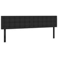 thumbnail image 2 of vidaXL LED Headboard Black 63"x2"x30.7"/34.6" Faux Leather, 2 of 59
