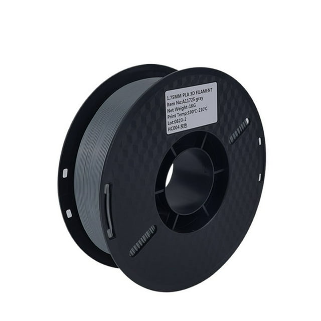 Imprimante 3D Filament PLA 1KG 1.75mm, Matériel d'Impression 3D Plastique Écologique Dégradable Standard 1 Rouleaux, Expérience d'Impression Plus Fluide