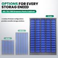 thumbnail image 7 of Parts Cabinet, Parts Cabinet, Bolt and Nut Tool Storage Cabinet with 75 Drawers, Heavy-Duty Build, Stackable Design and Clear Drawer Labels for Tool Hardware Storage Garage, Hobby Room, 7 of 7