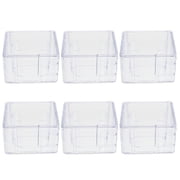 6pcs Small Plastic Containers With Lids