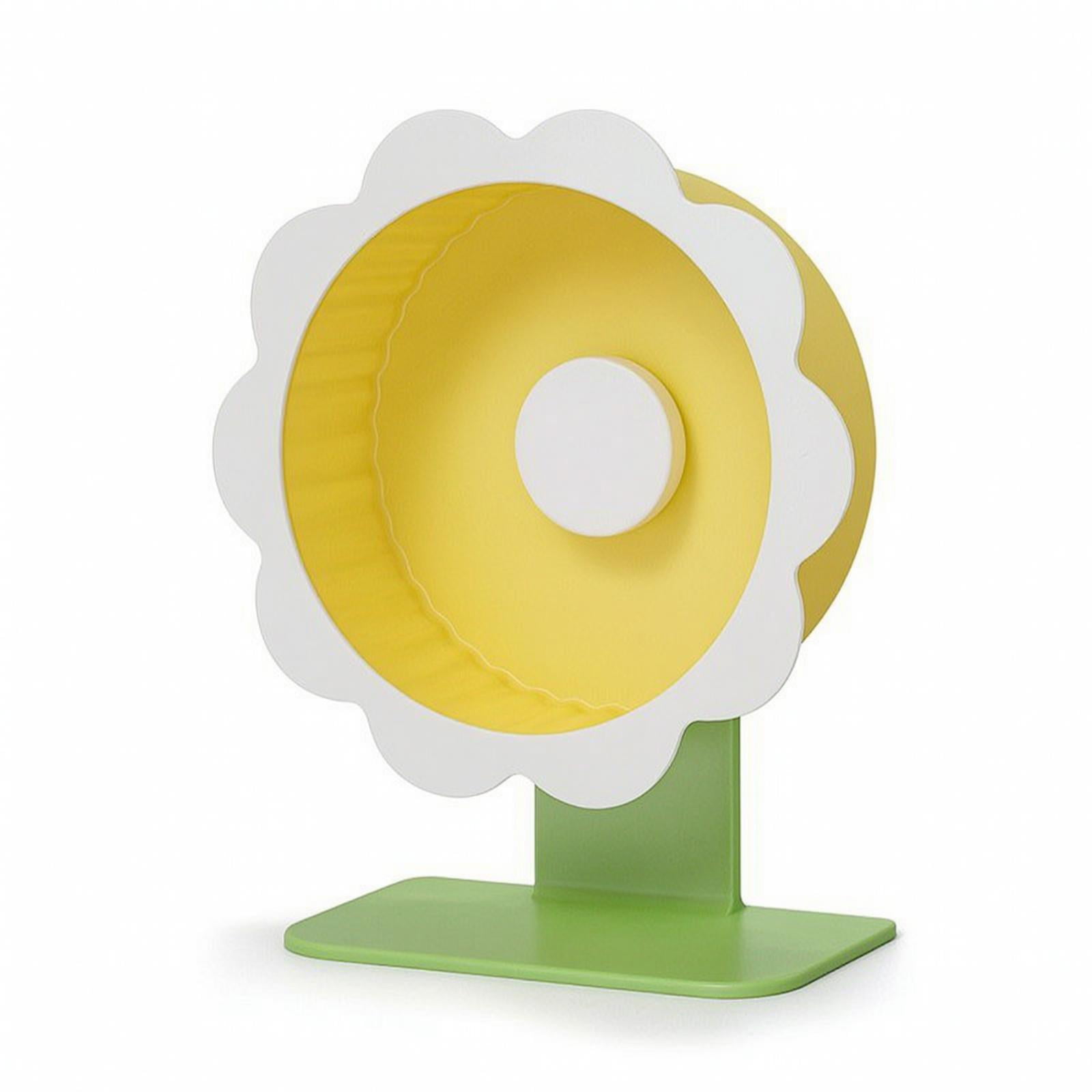 Bothyi Exercise Running Wheel with Stand Adjustable Hamster Wheel with Stand Detachable 26CM Daisy