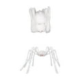 thumbnail image 1 of Decoración de campo de araña de peluche blanca, accesorios de decoración de sala de escape de casa embrujada de Halloween, 1 of 7