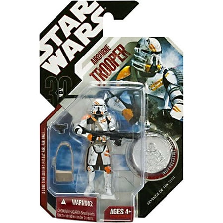 Star Wars 30th Anniversary Coin - Star Wars 30th Anniversary 2007 Wave 1 Airborne Trooper Action Figure