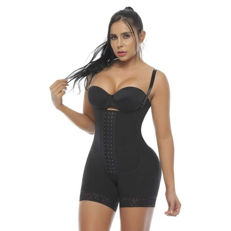 

365me Shapewear G002 Control Bodysuits Alexa Color Black Size 2XL