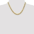 thumbnail image 4 of 14K Yellow Gold Curb Chain Styles Necklace 18 inch 6.25 mm Flat Beveled with Lobster Clasp, 4 of 4