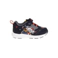 thumbnail image 3 of Nickelodeon Paw Patrol Toddler Boys Light Up Sneakers, Navy, 9, 3 of 9