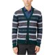 thumbnail image 1 of Tommy Hilfiger Mens Multi-Tone Cardigan Suéter, Verde, Pequeño Tommy Hilfiger Cárdigan, 1 of 2