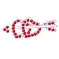 thumbnail image 4 of BESTYASH 1Pc Valentine Pin Red Crystal Heart Brooch for Wedding Party and Holiday Decoration, 4 of 8