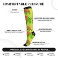 thumbnail image 4 of Picia Cartoon Turtles 1 Printed Sports Compression Socks - 15-20mmHg Graduated Compression, High-Performance Soft and Breathable Socks for Men and Women, 4 of 5