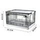 thumbnail image 2 of Caja con ruedas, caja de almacenamiento con puertas laterales, caja de ropa, contenedor de almacenamiento, logre más, 2 of 5
