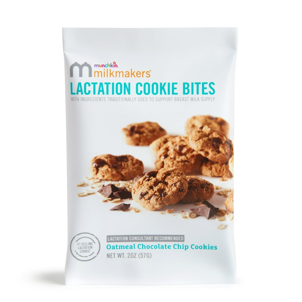 Munchkin Milkmakers Chocolate Chip Lactation Cookie Bites, 1 Bag