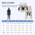 thumbnail image 4 of Picia Spiders On The Web 1 Pattern Men’s Long-Sleeve Sleepwear Set - Soft 2-Piece Loungewear with Pockets, Comfy PJs for Relaxing Nights-Large, 4 of 7