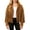 Khaki-ZxQD, variant on Vdoaml Girls Fringe Suede Jacket Kids Open Front Lapel Cropped Western Outerwear Children Long Sleeve Cowboy Coat 7-8 Years Pink