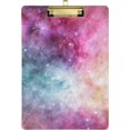 thumbnail image 1 of FMSHPON Colorful Galaxy Clipboard Hardboard Wood Nursing Clip Board and Pull for Standard A4 Letter 13x9 inches, 1 of 8