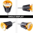 thumbnail image 3 of Uonlytech 1Pair Bike Handlebar End Plug in Aluminum Alloy with Mounts and Installation Wrench Golden, 3 of 6