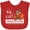 Red, variant on Inktastic My 1st Thanksgiving Cute Turkey Boys or Girls Baby Bib