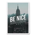 thumbnail image 2 of Be Nice, the World is a Small Town, Lantern Press, Premium Playing Cards, 52 Card Deck with Jokers, USA Made, 2 of 4