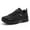Black, variant on Men'ssneakers Outdoor Oversized Hiking Boots Low Top Hiking Sneakers Black 41