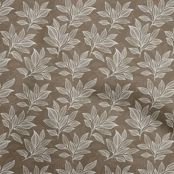 oneOone Rayon Brown Fabric Asian Block Diy Clothing Quilting Fabric Print Fabric By Yard 56 Inch Wide