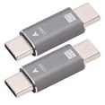 thumbnail image 1 of USB C Mâle à Mâle Adapter, en Alliage d'Aluminium Haute Résolution Portable 100W Charge Rapide Mini USB C Adaptateur pour PCs, 1 of 8