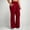 Wine plus size straight leg trousers a1, variant on BRELIL Women Plus Size Straight Leg Trousers High Waisted Casual Pants with Pockets Solid Lounge Long Pants Travel, Purple 3XL