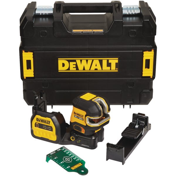 DeWalt 12V/20V MAX Cordless Green Cross Line 5Spot Laser Level (Tool