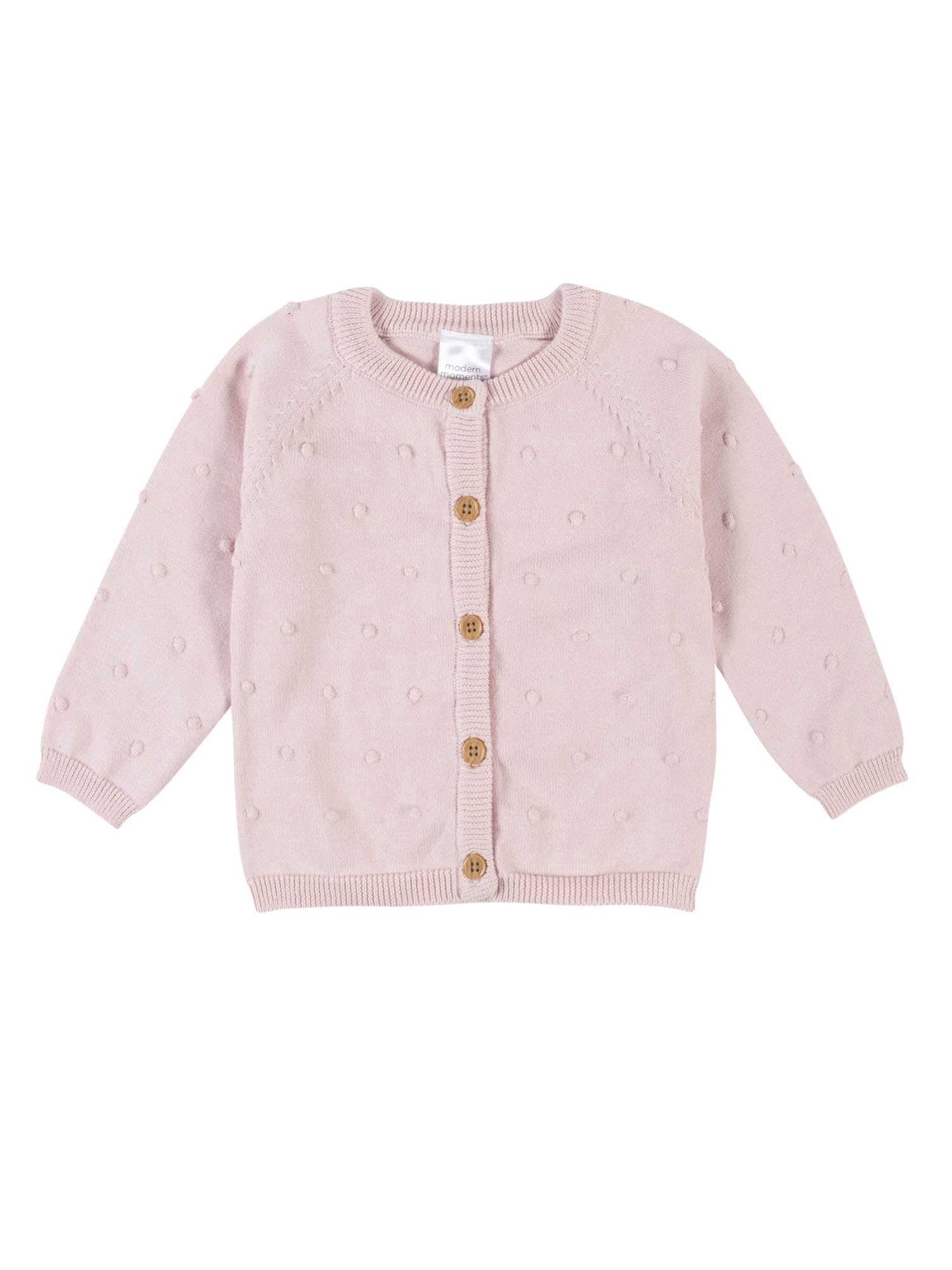 Modern Moments By Gerber Baby Girl Cardigan Sweater & Romper, 2-Piece Outfit Set, (0/3 Months - 24 Months)