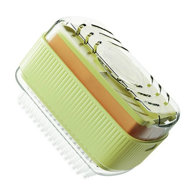 Distributeur de Savon Moussant avec Brosse à Rouleau pour Nettoyage de Linge Unité de Rangement Portable Garde la Barre Sèche Outil de Récurage Efficace