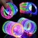thumbnail image 1 of Pulseras LED - 16 unidades - Accesorios brillantes para fiestas que brillan en la oscuridad - Pulseras luminosas - Juguetes luminosos como regalos de cumpleaños - Pulseras para niños y adultos, 1 of 5