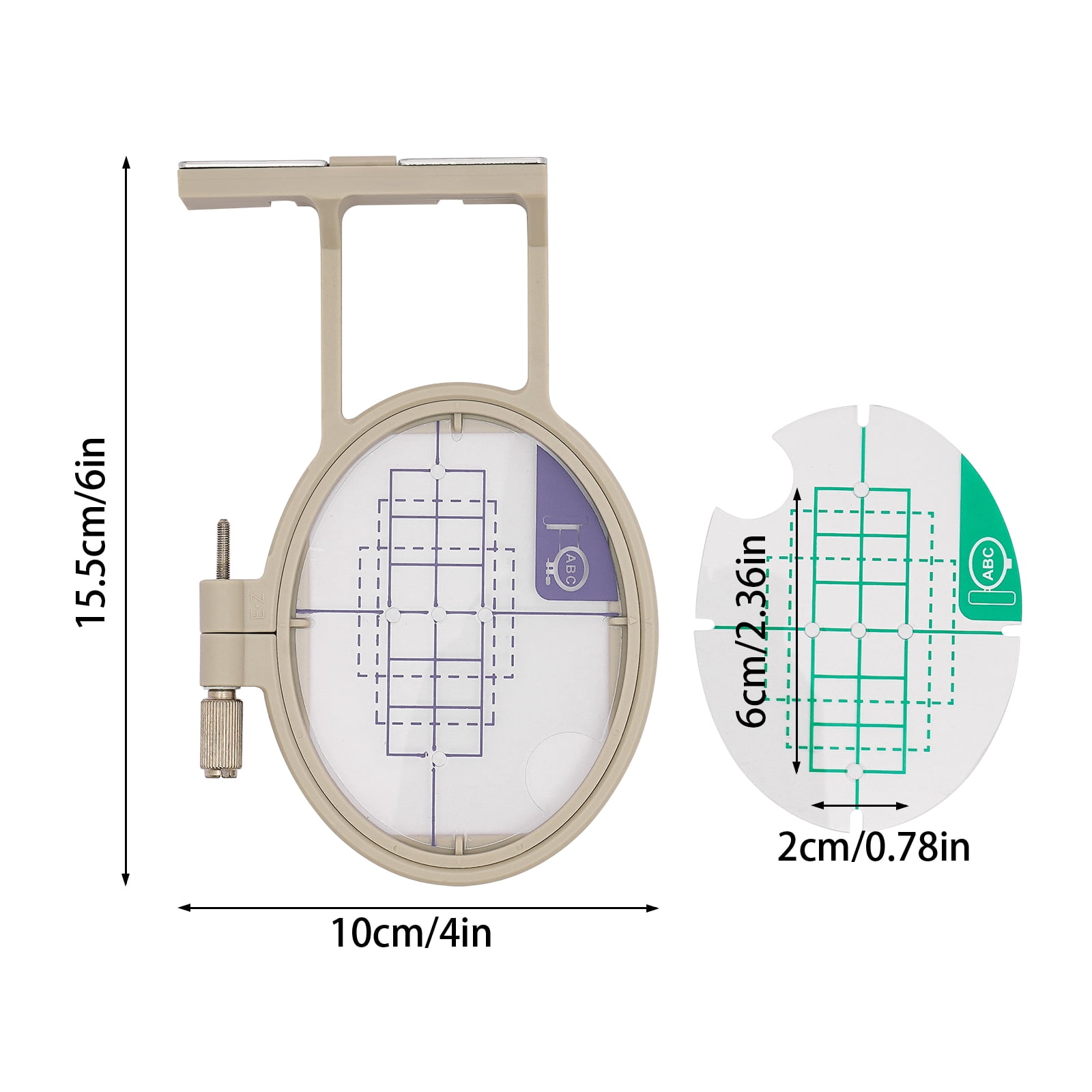 Embroidery Machine Hoop, 4 in 1 Set Embroidery Machine Hoop, Set of 4 Embroidery Machine Hoops