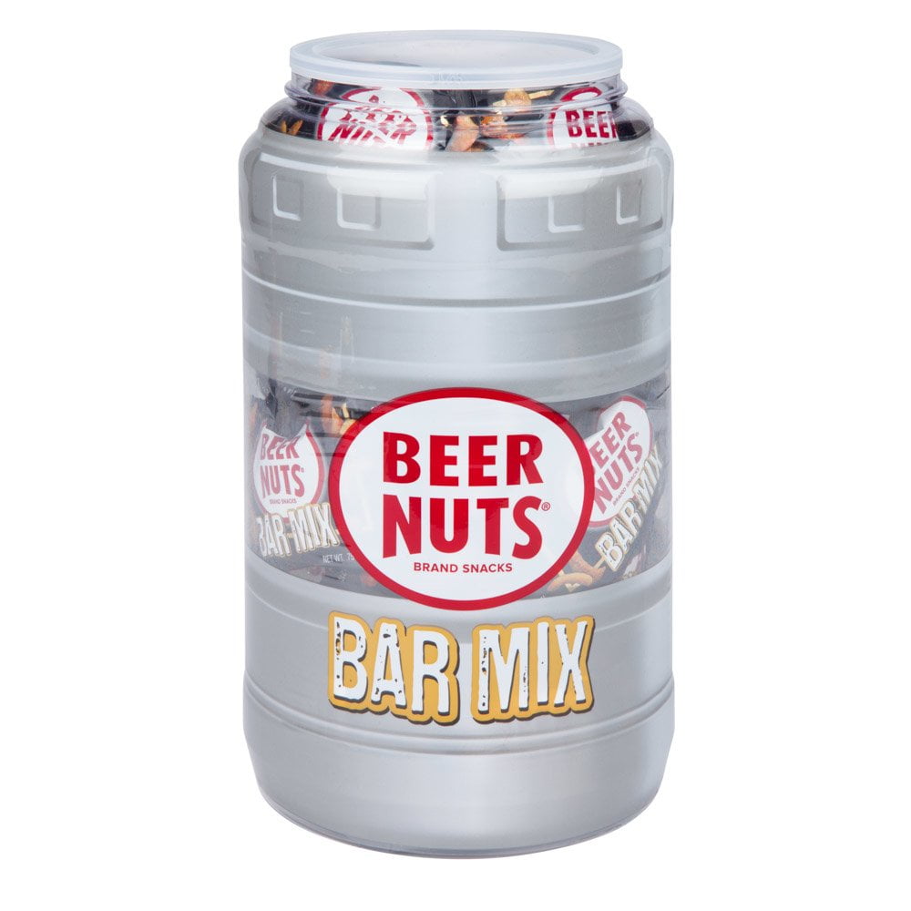 BEER NUTS Original Bar Mix Keg 48 Count 0.75 oz. Individual Single
