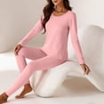 thumbnail image 4 of Wowcloth Women's Thermal Underwear Set, Lightweight Slim-Fit Base Layer for Daily Wear and Indoor, 4 of 8