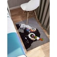thumbnail image 6 of Gorilla Rug, Thin Rug, Outdoor Rug, Thinking Monkey Rug, Custom Rug, Wall Hanging Rug, Stair Rug, Banksy Rug, Banksy Monkey Rug, Kitchen Rug, 2.3'x3.3' - 70x110 cm, 6 of 8