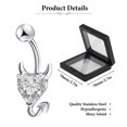 thumbnail image 2 of MesaSe Belly Rings Shiny Belly Button Ring Belly Button Piercing Surgical Steel Piercing Jewelry, 2 of 6