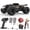 Black, variant on DEERC Remote Control Car High Speed RC Cars for Kids Adults 1:16 Scale 40 KM/H 4WD Off Road Monster Trucks,2.4GHz All Terrain Toy Trucks with 2 Rechargeable Battery