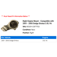 thumbnail image 2 of Right Engine Mount - Compatible with 2001 - 2005 Dodge Stratus 3.0L V6 2002 2003 2004, 2 of 2