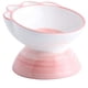 thumbnail image 1 of Cuenco elevado inclinado de cerámica pequeño para perros y gatos, cuenco elevado para agua y comida para gatos, cuencos de alimentación cómodos para mascotas, color rosa, 1 of 7