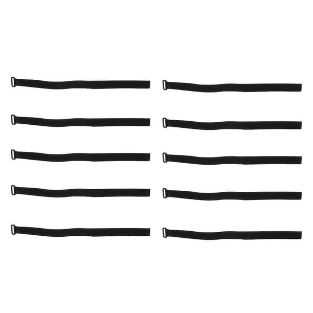 10 correas para mochila, correas para equipaje, correas de transporte, cierre, 20 × 500 mm
