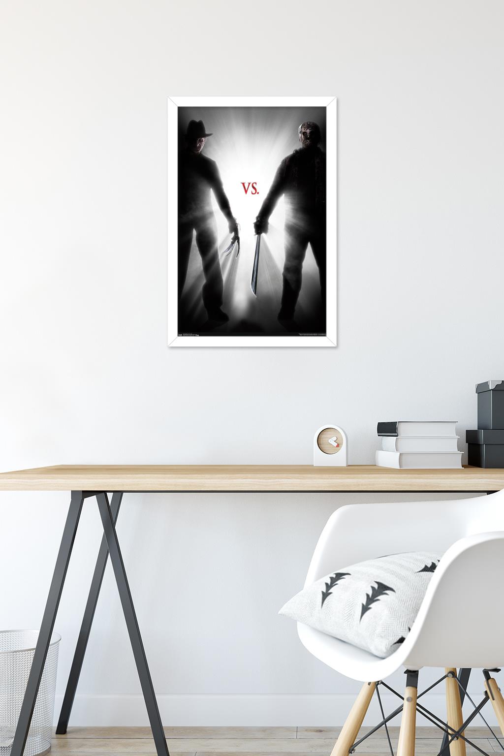 Freddy vs. Jason - Light Wall Poster, 14.725" x 22.375" Framed