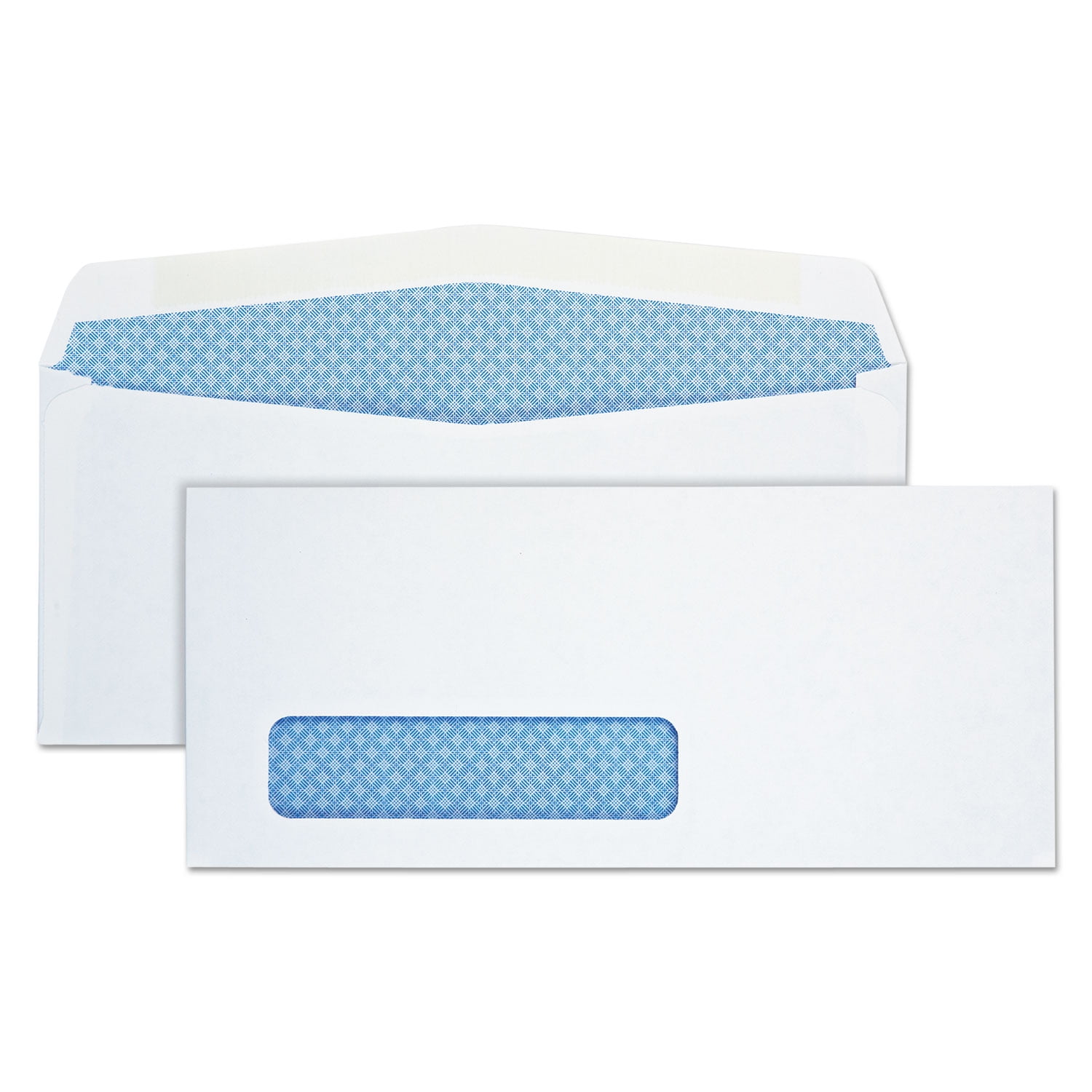 Quality Park, QUA21330, No. 10 Single Window Business Envelopes with Embossed Ridges, 500 / Box, White