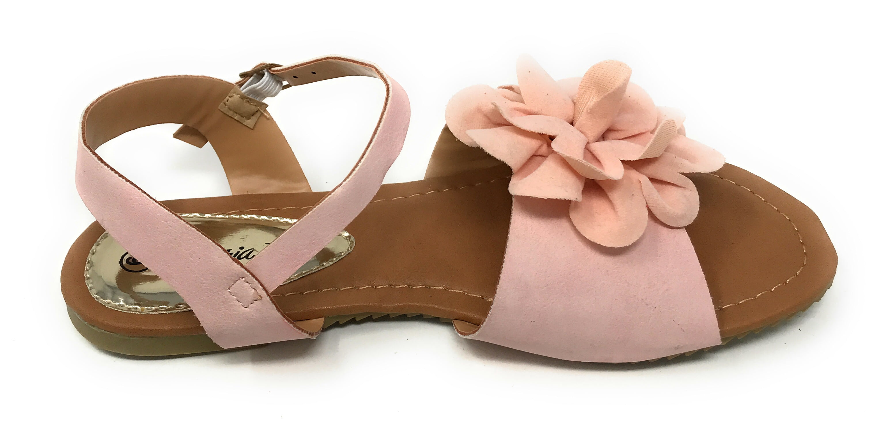 Victoria K Women's Solid Flower Sandals