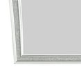 thumbnail image 2 of Benjara Modern Style Wooden Decorative Mirror with Rhinestone Inlays, Silver, 2 of 3